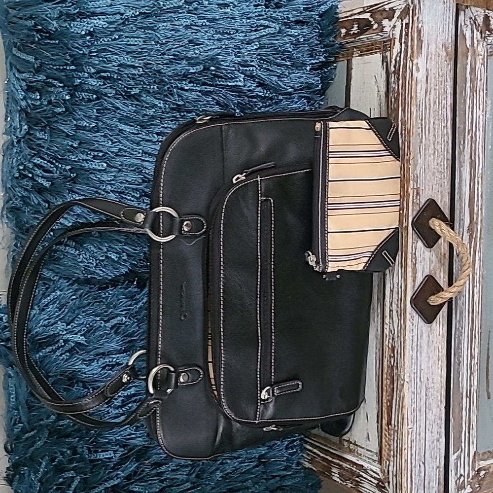 Franklin Covey Laptop Bag With Matching Pouch Gem